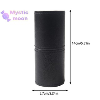 [Mystic] Xô cọ trang điểm bằng da Túi đựng mỹ phẩm du lịch di động Bàn chải trang điểm chống nước chống bụi đa chức năng [Mới]