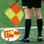 TOPTOOLCX Linesman Cờ, Chống nước có tay cầm bọt biển Cờ trọng tài, Cờ phát hành nhiều màu chuyên nghiệp Bóng chuyền Đồ dùng bóng đá