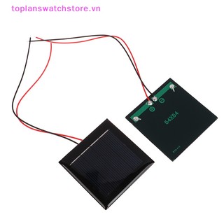 Toplanswatchstore Set 5 Tấm Pin Năng Lượng Mặt Trời 2v120ma Có Dây Điện epoxy vn