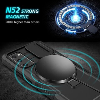 Bao Da Điện Thoại pc + tpu Dạng Nhẫn Chống Rơi Cho samsung s20 fe Ốp