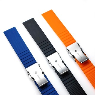 Dây Đeo Đồng Hồ Bằng silicone Mềm Chống Thấm Nước Kích Thước 20mm 22mm 24mm