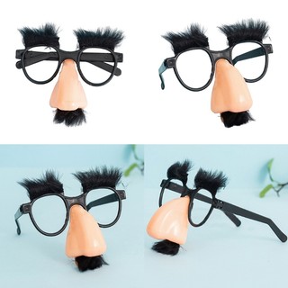 Kính ngộ nghĩnh hài hước với ria mép đen và lông mày cho các bữa tiệc trang phục và Cosplay