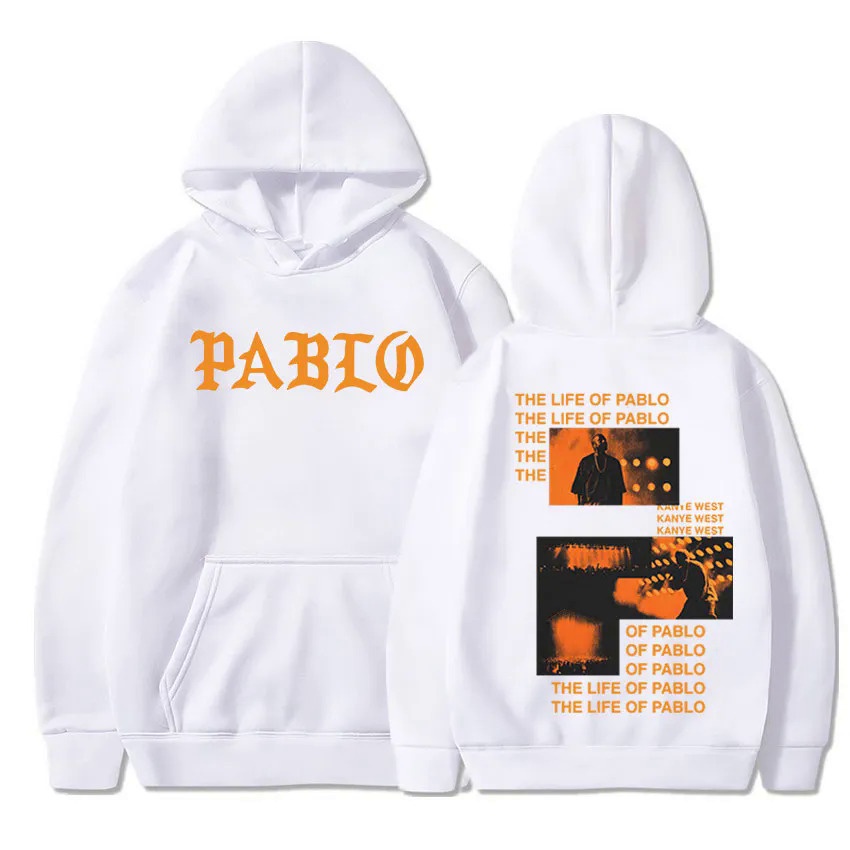 Áo hoodie Oversize In Chữ rapper kanye west album the life of pablo Phong Cách hip hop Đường Phố Thời Trang Cho Nam Và Nữ