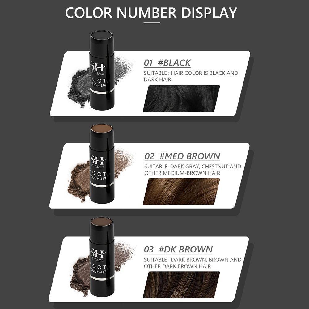 STARYSWAY Bột làm đầy tóc Che khuyết điểm Làm đầy trán Hairline Root Touch Ups Bột trang điểm Hairline Fluffy Hair Coverage