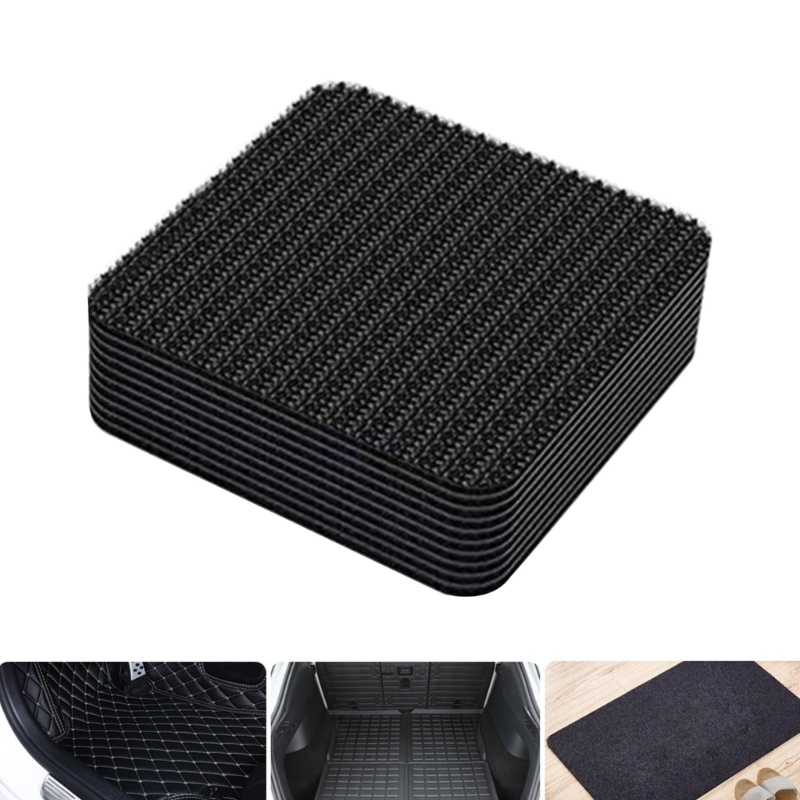 Bộ 10 Miếng Dán Cố Định Thảm Lót Sàn Xe Hơi Đa Năng Tiện Dụng