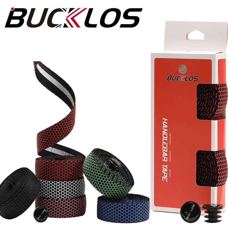 BUCKLOS Xe Đạp Đường Bộ Tay Lái Băng RB Xe Đạp Tay Cầm Băng EVA Mềm Thoáng Khí Đi Xe Đạp Thanh Băng Bọc Phụ Kiện Xe Đạp