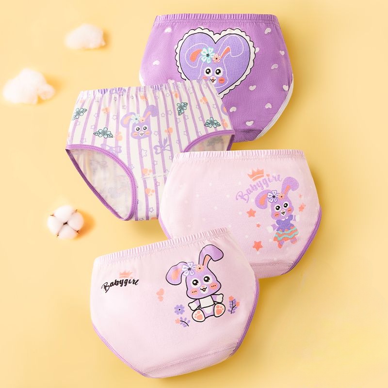 SANRIO Quần Lót cotton Họa Tiết Hoạt Hình Xinh Xắn Dành Cho Bé Gái