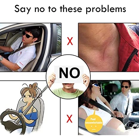 Bộ 2 Vỏ Bọc Dây Đai An Toàn Xe Hơi Mềm Mại Và Thoải Mái