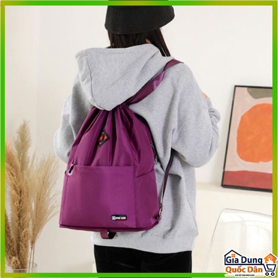 Ba lô dây rút gấp gọn chống thấm đa năng cho mọi người | Shopee Việt Nam