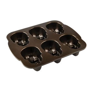 Cc 6 Khoang Halloween Đầu Lâu Fondant Khuôn Socola Bánh Toppers Dụng Cụ Làm Bánh Trang Trí Khuôn Silicon Dễ Dàng Vệ Sinh