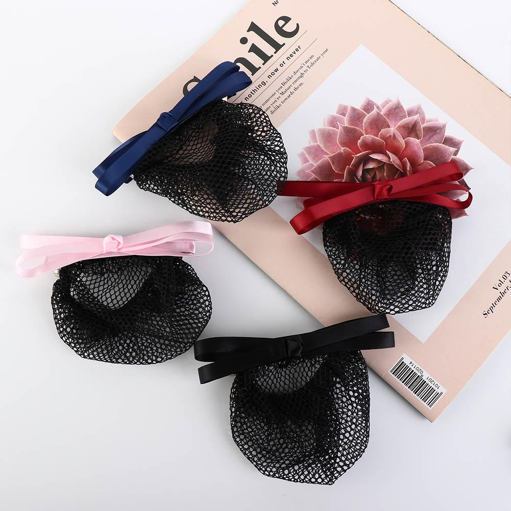 GOJO Bun Snood thanh lịch ngọt ngào dành cho y tá với lưới tóc và kẹp - Phù hợp làm tóc đuôi ngựa hoặc búi