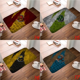Kẹp Thảm Cửa Harry Potter Gryffindor & Hufflepuff & Ravenclaw & Slytherin Quà Tặng Thiết Thực Cho Bạn Bè Phòng Ngủ Văn Phòng Trang Trí Nhà Cửa Thảm Sàn Chống Trơn Trượt (60x40CM)