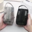 Túi lưu trữ lưới FUJIOU, Ví đựng tiền xu nhỏ bằng Nylon trong suốt, Hộp đựng thẻ tín dụng ID ngoài trời Túi lưu trữ văn phòng phẩm Túi đựng chìa khóa Túi đựng mỹ phẩm trong suốt Cô gái