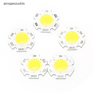 Airspeccutin Bộ 5 Chip Đèn led cob 3w dc9-10 Chất Lượng Cao