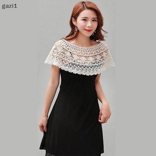 [Gzi1] Khăn Choàng Ren Rỗng Màu Trơn Thanh Lịch Thời Trang Xuân Hè Cho Nữ