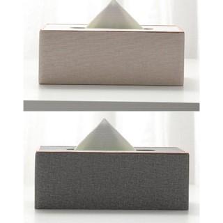 JOYFULLIFE 1 Hộp đựng khăn giấy, Hộp đựng khăn giấy bằng vải hình chữ nhật, Hộp đựng khăn giấy bằng da PU dung tích lớn có phòng tắm