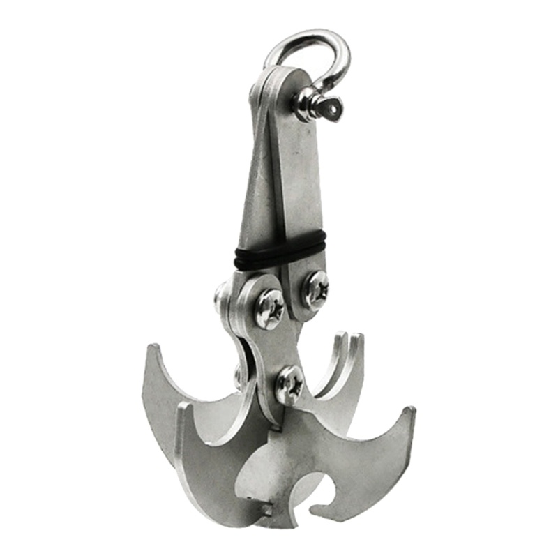 Kool Gravity Grappling Hook Thép không gỉ Grappling Hook Sinh Tồn Gấp Đá Leo Móng Vuốt Oudoor Leo Núi Dụng Cụ