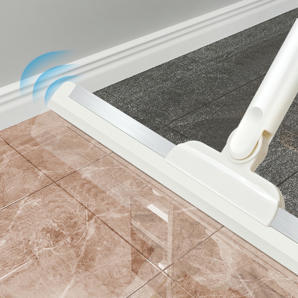 Giá sỉ - Chổi gạt nước sàn nhà tắm silicon chống trượt, Chổi chà sàn, quét nhà thông minh độ cán nhôm điều chỉnh - FETA