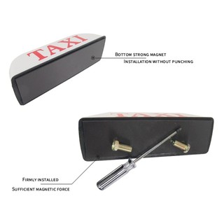 Youdo Taxi Roof Sign Lamp Chống Nước LED Top Roof Taxi Sign Indicator
