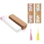 Bộ 50 Dấu Trang Giá Đỡ Kraft Dấu Trang Tay Trong Suốt Túi Tự Dính