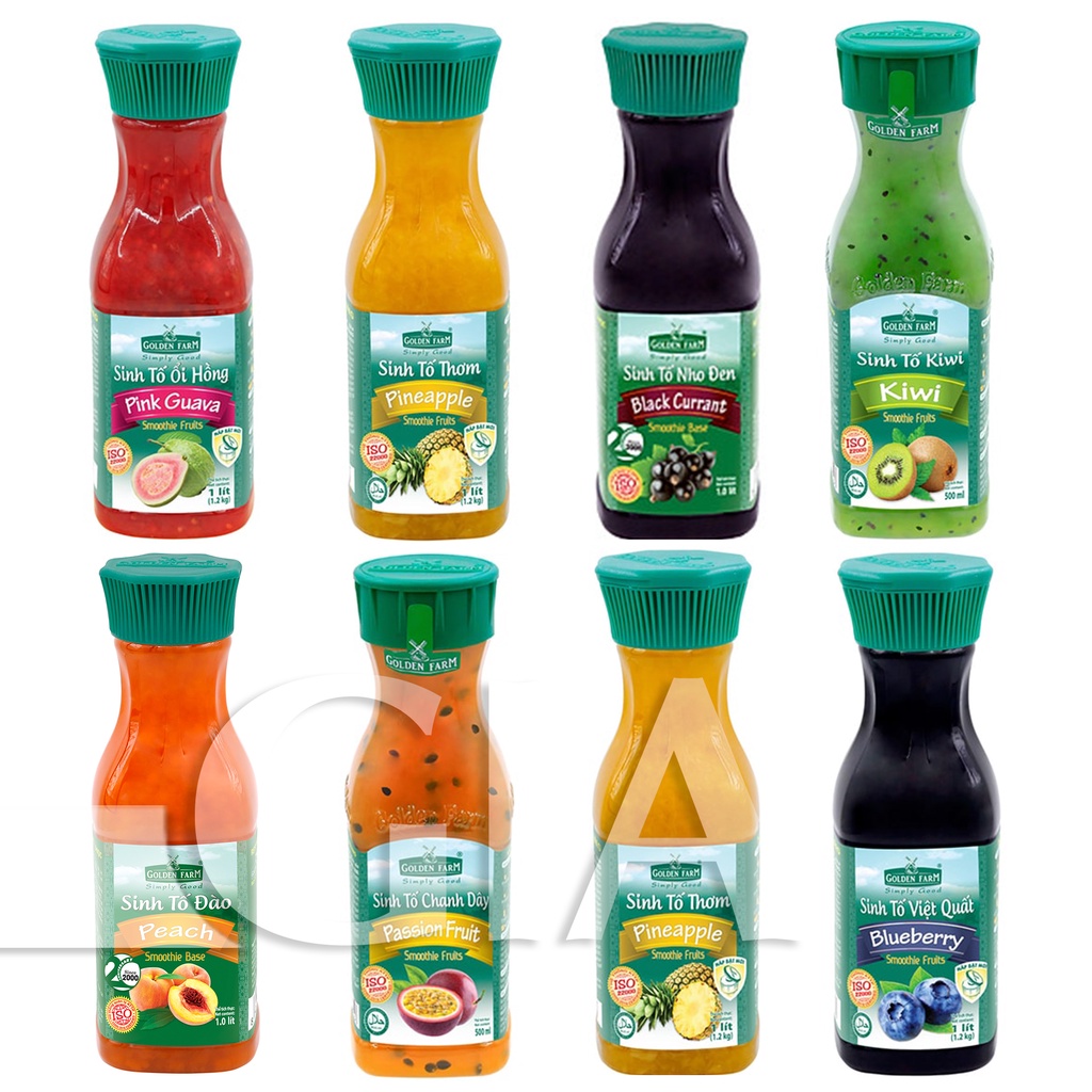 Sinh tố Golden Farm chai 1000ml