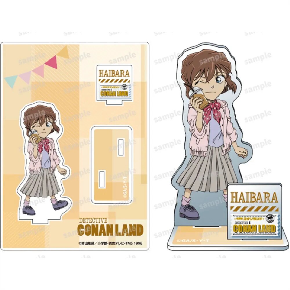 Mô hình Standee Hot Anime Detective Conan Figures Haibara Ai Amuro Shuichi Akai Phụ kiện trang trí để bàn góc học tập