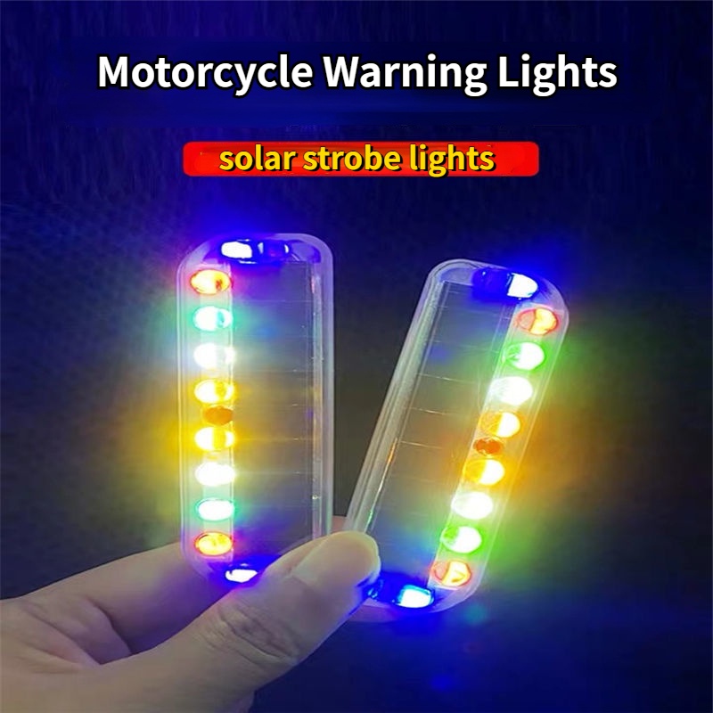 Đèn Led Cảnh Báo Sử Dụng Năng Lượng Mặt Trời Chống Rách Dành Cho Xe Máy / Xe Hơi