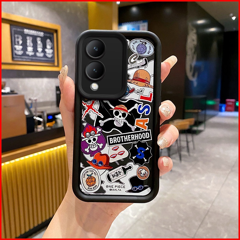 ốp lưng Vivo Y17s 4G Ốp Điện Thoại tpu Màu Đen Cá Tính Cho Vivo Y17S 4G TY