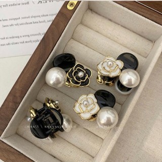 SET 02 Kẹp tóc ngọc trai hoa trà xinh xắn cho nữ Women
