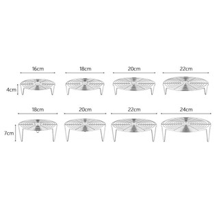 [COD] Giá hấp IDEANEST, Kệ hấp đa chức năng, Dụng cụ nấu ăn bền bỉ Bánh bao hấp trứng Nướng bằng thép không gỉ 304 Phụ kiện nhà bếp hấp nồi bằng thép không gỉ