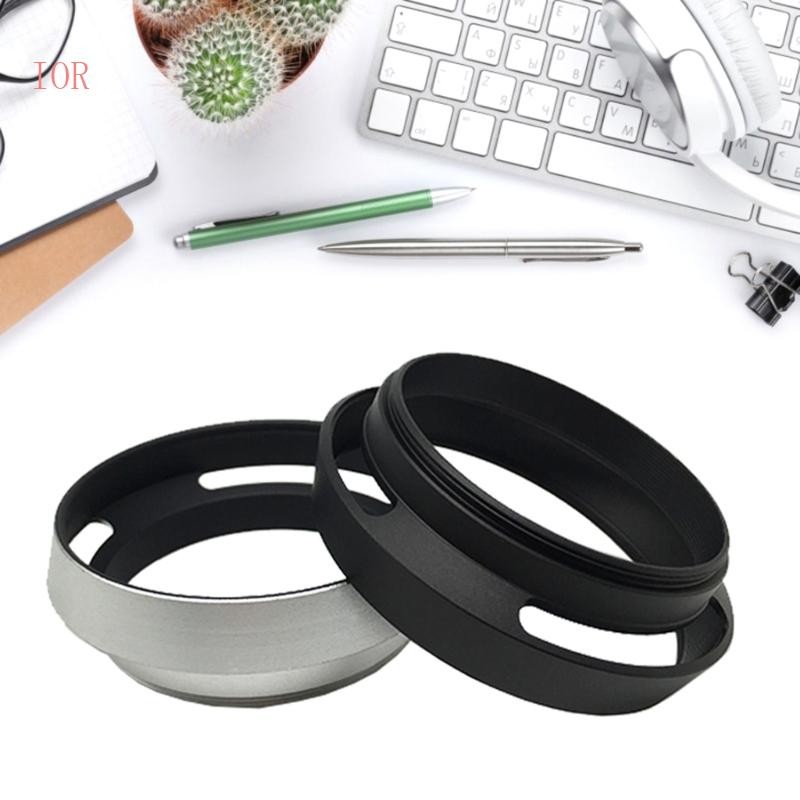 Ior Metal Vented Lens Hood 37mm 40 5mm 43mm 46mm 49mm 52mm Tấm che nắng máy ảnh