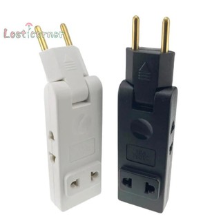 Lostcorner 4 Trong 1 Ổ Cắm Tường Nối Dài EU Ổ Cắm Điện 180 Độ Cắm Adapter Du Lịch Aadapter Di Động Bộ Chuyển Đổi Nguồn Mới