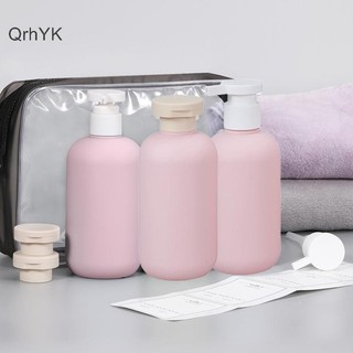 Nhà Máy Thời Trang Trong Suốt Bơm Nhựa Lotion Dầu Gội Chai Mỹ Phẩm Chất Lượng Cao PP Chai Bơm Chai Có Thể Đổ Lại Hộp Bảo Quản Phòng Tắm QrhYK