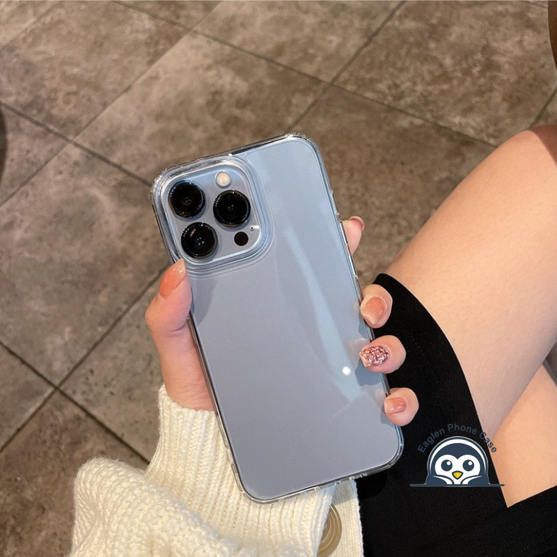 Ốp Điện Thoại Trong Suốt Cao Đơn Giản Cho OPPO A5 Pro A3 A3X A2 A1 Pro A3i A2M A2X A1s A1X A18 A15 A15s A16 A16s A16K A16E A17 A17K A1K 5G 4G Vỏ Mềm Trong Suốt Chống Sốc