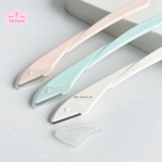 Bộ 3 Dao Cạo Lông Mày Malian Màu Pastel (Mẫu 2026) - Xinh Xắn, Lưỡi An Toàn