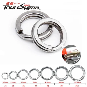 Set 50 Vòng Nối Mồi Câu Cá Bằng Thép Không Gỉ