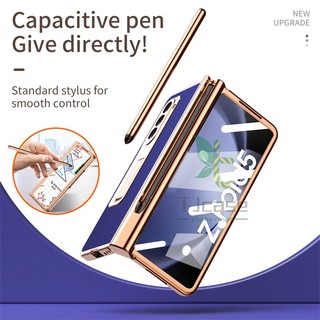 Bao Da Điện Thoại Nắp Lật Mạ Điện Có Ngăn Đựng Bút Cho samsuang galaxy z fold 5 z fold 4 3 2