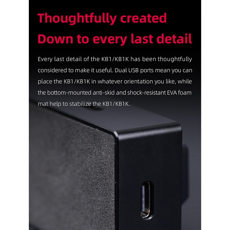 Fiio Bàn Phím Cơ kb1 kb1k Có Nhạc Chất Lượng Cao