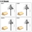 NOTE1 Dao phay, 45 độ 6mm 6,35mm Shank xiên Góc Router Bit, Bền bỉ với vòng bi Dụng cụ chế biến gỗ khắc gỗ
