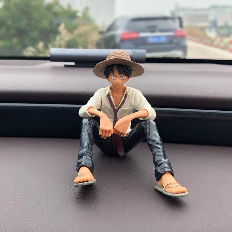 Mô Hình Nhân Vật Luffy Trong Phim Hoạt Hình one piece Trang Trí Xe Hơi