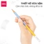 Bút chì gỗ lục giác 2B/HB Nusign x Deli - vẽ mỹ thuật, làm bài kiểm tra, nhạy với máy chấm thi, dân vp