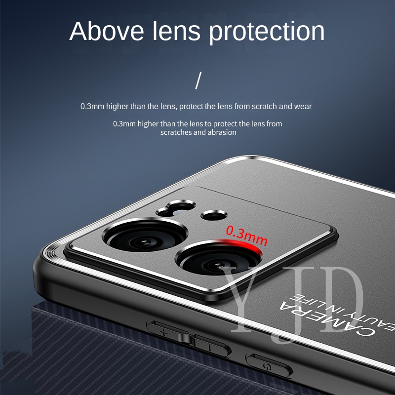Yjd Ốp Điện Thoại tpu Kim Loại Chống Sốc Cho xiaomi 13t pro k60 ultra