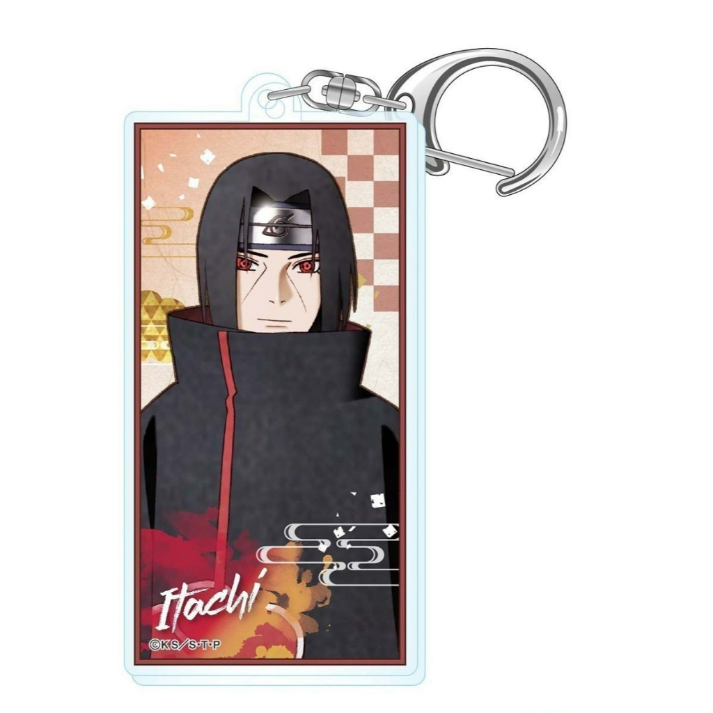 Móc khóa NARUTO ver CHỮ NHẬT mica acrylic in hình anime xinh xắn