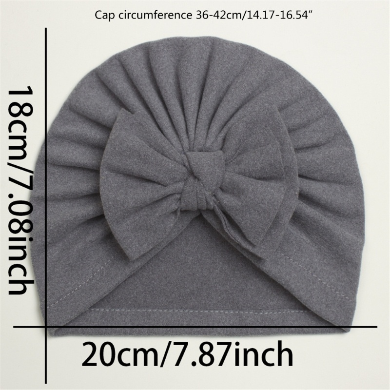 Dasbsug Đáng Yêu Cho Bé Bonnet Màu Trơn Tập Đi Bé Gái Mũ Trẻ Sơ Sinh Công Chúa Mũ Turban