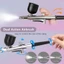 FAVORITEGOODS Sơn móng tay nghệ thuật Airbrush, Tranh xăm cầm tay phun oxy, Tranh bền Công cụ trang điểm bánh Máy nén khí phun sơn móng tay