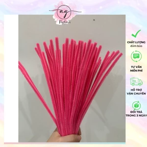 Kẽm Nhung Loại 1 Làm Hoa Handmade Màu Pastel Lông Dày Mịn AG.FASHION