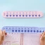 Thước phân giải toán học LAKAM, Thước trừ nhựa màu hồng / xanh, Trình diễn giảng dạy bền bỉ Di động trong vòng 20 Thước cộng Đồ dùng học tập