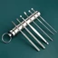 Set 6 dụng cụ lấy ráy tai bằng thép không gỉ bền bỉ có túi da đựng tiện lợi GIOVA