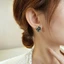 Khuyên Tai Hình Hoa Trà Bằng Bạc sterling Cao Cấp Thời Trang Cho Nữ