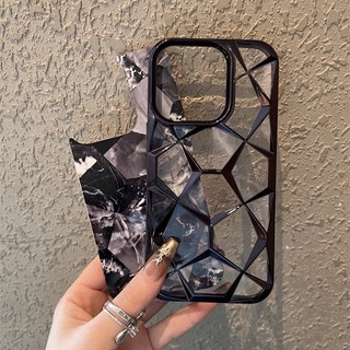 Mới!Ốp Điện Thoại tpu Mềm Chống Sốc Họa Tiết Đá Cẩm Thạch Cho iphone 11 12 13 14 pro max 15Pro max 11 12 13